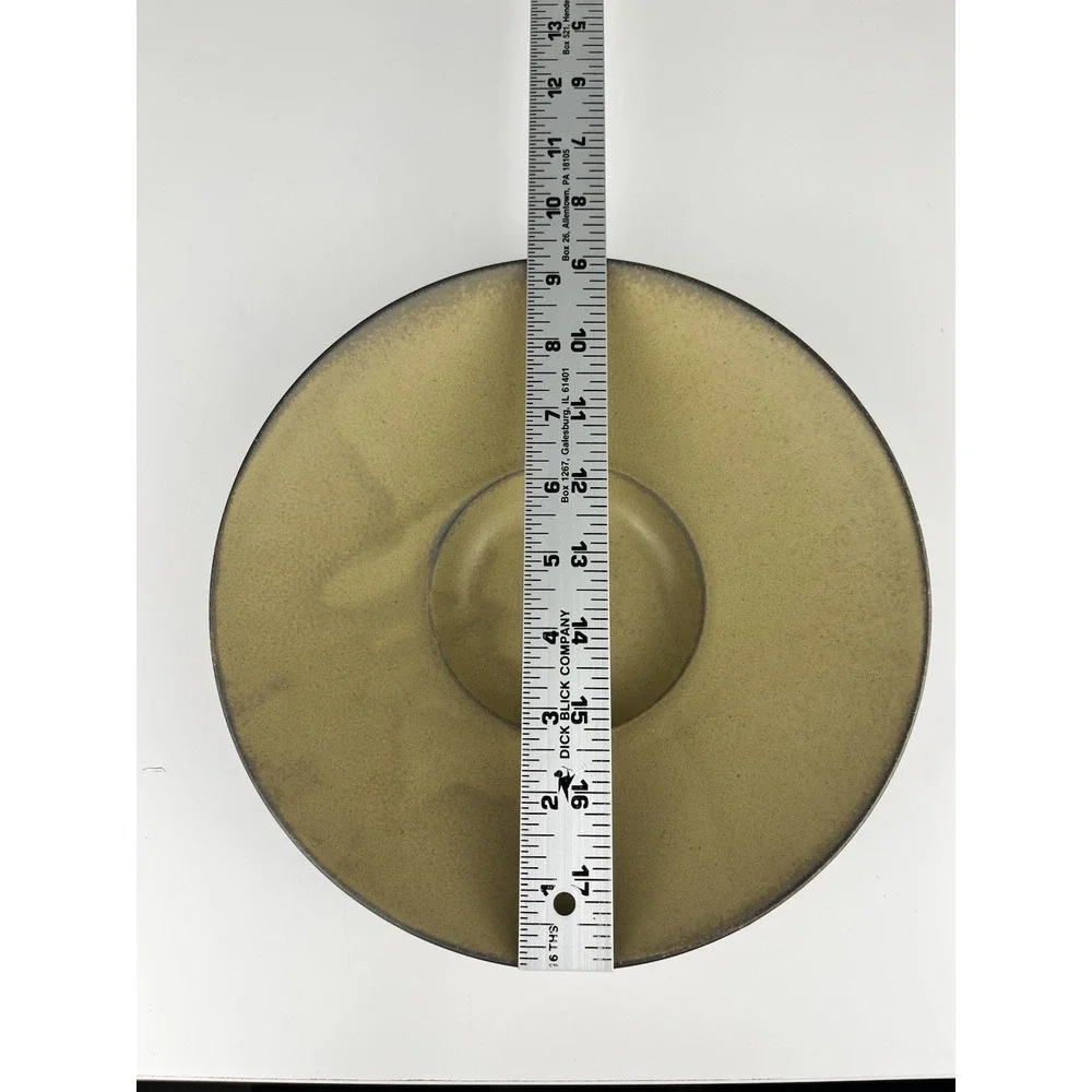 Miyama Rene Ozorio Wabi Sabi Wheat Rimmed Coupe Bowl 9.25